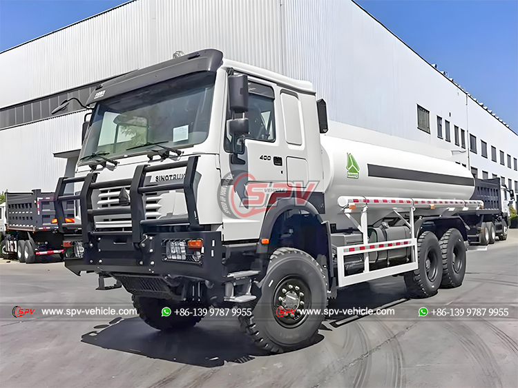 Howo 6X4 Fuel Hauling Truck - Front Left Side